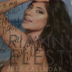 Calendario Arianny Celeste presente para Chael Sonnen