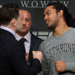 Frankie Edgar (esq.) é o favorito para encarar Ben Henderson (dir.) no UFC 144