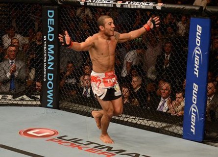 J.Aldo (foto) venceu o Zumbi Coreano na luta principal do UFC Rio 4. Foto: Josh Hedges/UFC