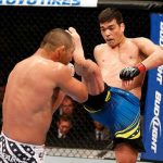 Machida (foto) assume primeira posição no ranking dos meio-pesados. Foto: Josh Hedges