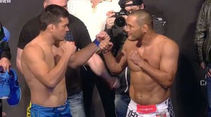Vídeo: Lyoto Machida vs. Dan Henderson Lyoto encara Dan Henderson 300x167 Vídeo: Lyoto Machida vs. Dan Henderson
