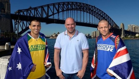 Última edição do UFC na Austrália recebeu as finais do TUF Smashes. Foto: Divulgação/UFC