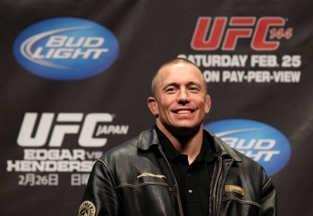 Segundo empresário, lesão de St. Pierre não é grave. Foto: Josh Hedges/UFC