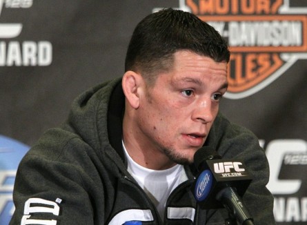 Nate Diaz quer lutar na categoria até 77 kg. Foto: Josh Hedges/UFC