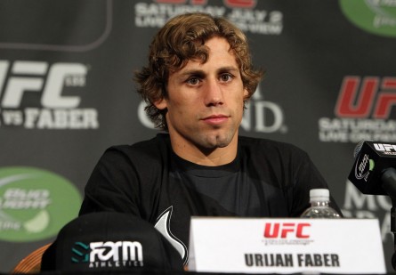 U. Faber se colocou à disposição para lutar no UFC 161. Foto: Josh Hedges/UFC