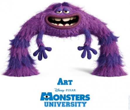 Art é o monstro que vai ser dublado por Georges St. Pierre. Foto: Disney/Pixar (Divulgação)