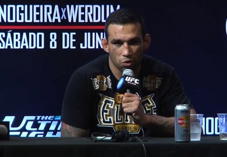 Werdum (photo) would like to face the winner of Velasquez x Cigano. Photo: Reproduction/YouTube
