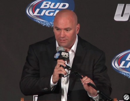 Dana White voltou a divergir da marcação dos juízes no UFC. Foto: YouTube/Reprodução