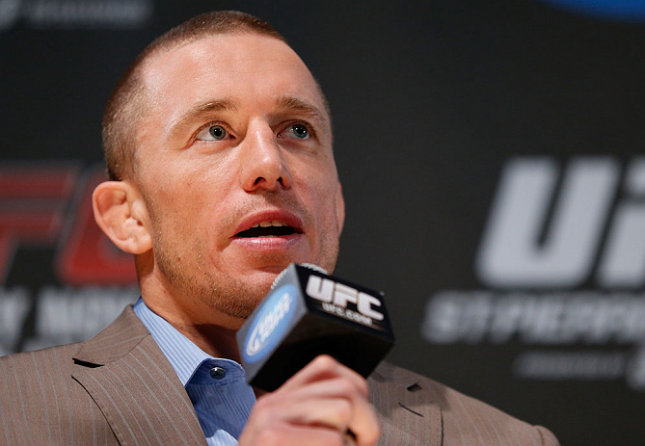 Reunião com o UFC aumenta rumores sobre volta de GSP. Foto: Josh Hedges/UFC