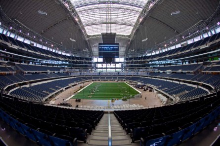 Cowboys Stadium foi palco do Super Bowl XLV, em 2011. Foto: Dallas Cowboys/Divulgação