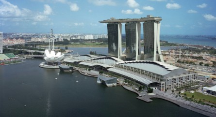 O suntuoso Marina Bay Sands, em Cingapura, vai sediar um evento do UFC no começo de 2014