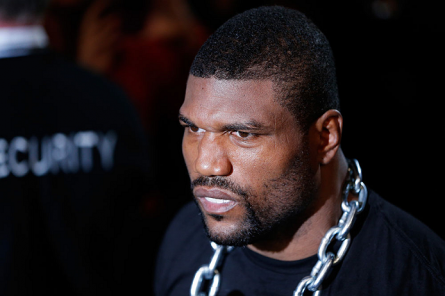 Rampage (photo) was once again involved in a controversy, this time with D. Cormier. Photo: Josh Hedges/UFC