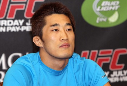 D.H.Kim (foto) vai lutar no TUF China Finale. Foto: Josh Hedges/UFC