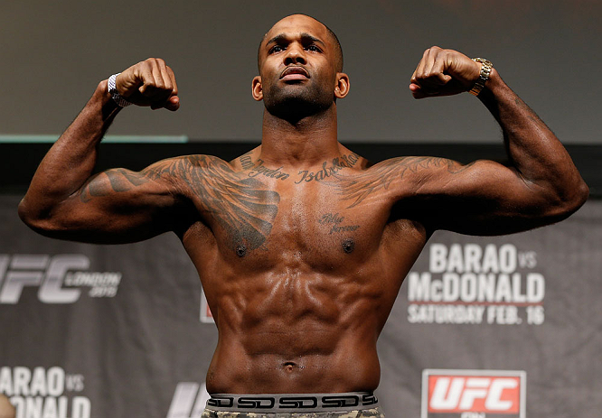 J. Manuwa (foto) é o novo adversário de Johnson. Foto: Josh Hedges/UFC