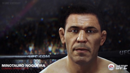 Este será o personagem de Minotauro no jogo oficial do UFC para video-games. Foto: Divulgação