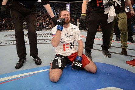 Bagautinov venceu Lineker no UFC 169. Foto: Josh Hedges/UFC