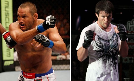 Adeptos da TRT, Henderson (esq.) e Sonnen (dir.) têm lutas marcadas no Brasil. Foto: Produção MMA Press (Divulgação/UFC)
