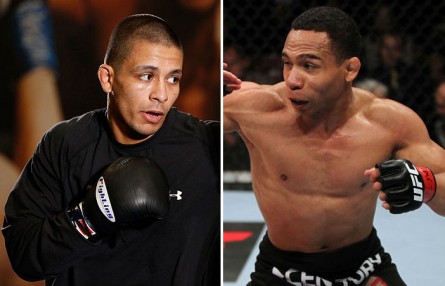 Moraga (esq.) e Dodson (dir.) já se enfrentaram em 2010. Foto: Produção MMA Press (Divulgação/UFC) 