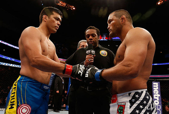 Machida e Henderson se enfrentaram no UFC 157, em 2013. Foto: Divulgação/UFC