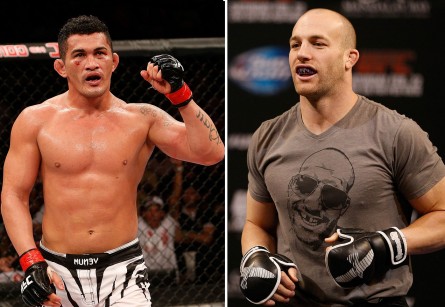 Bodão (left) faces Cummins (right) in June. Photo: SUPER FIGHTS Production (UFC/Disclosure)