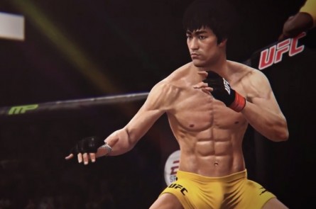 Bruce Lee em ação no jogo EA Sports UFC. Foto: Reprodução/YouTube