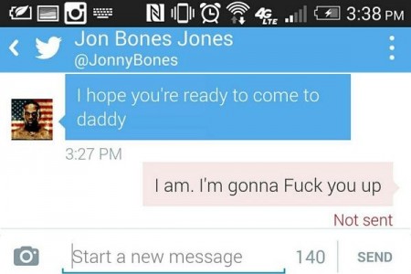 Cormier divulgou conversa com Jones por DM no Twitter. Foto: Reprodução