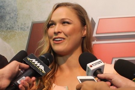 Feud between R. Rousey (photo) and C. Cyborg remains intense. Photo: Lucas Carrano/SUPER FIGHTS