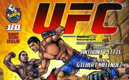 Pôster do UFC 181 com assinatura da DC Comics. Foto: Reprodução/Twitter