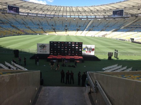 Maracanã foi aberto nesta quinta para os treinos abertos do UFC Rio. Foto: Reprodução