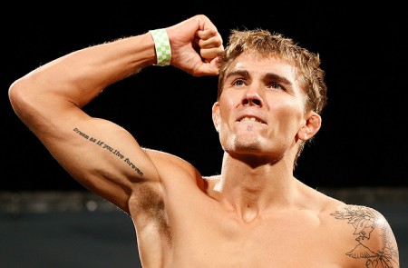 Gibson (foto) luta no UFC desde fevereiro. Foto: Josh Hedges/Zuffa LLC