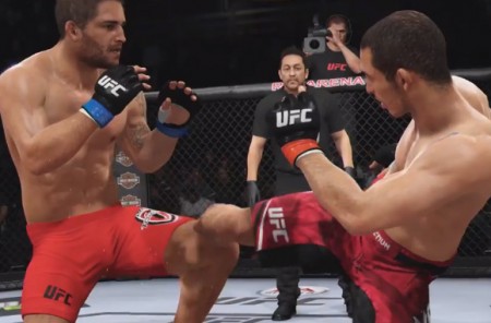 Mendes and Aldo have already had their rematch in Rio - at least in the video game. Photo: Reproduction