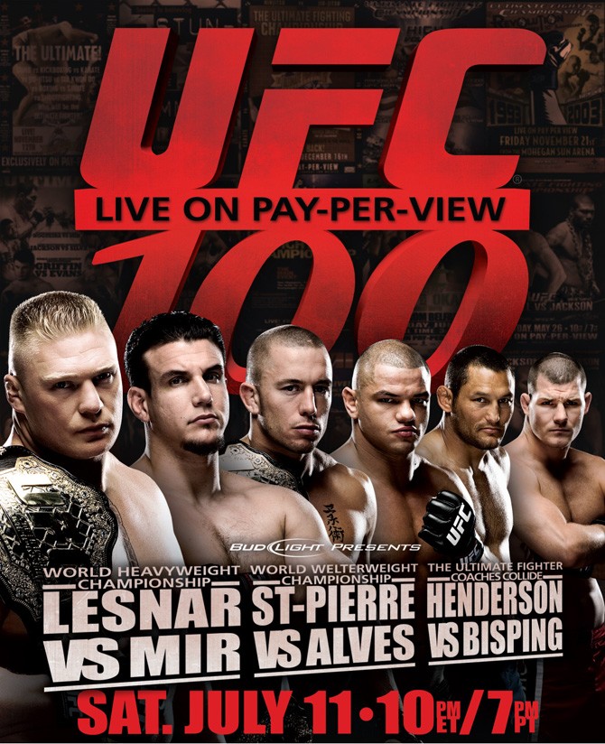 Evento UFC 100 marcou história. Divulgação/UFC 