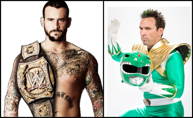 J. Frank, o Power Ranger verde, se oferece para lutar contra CM Punk