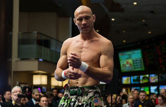Cerrone durante os treinos abertos do UFC 182. Foto: Brandon Magnus/Zuffa LLC