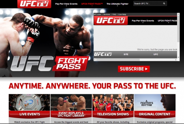 UFC Fight Pass transmite eventos e tem catálogo de lutas do UFC e diversas organizações. Foto: Reprodução