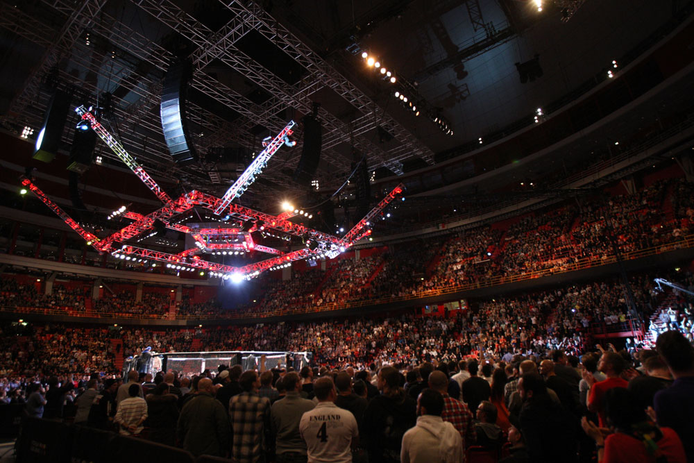 Evento na Suécia registrou 30 mil pessoas nas arquibancadas. Foto: Divulgação/UFC