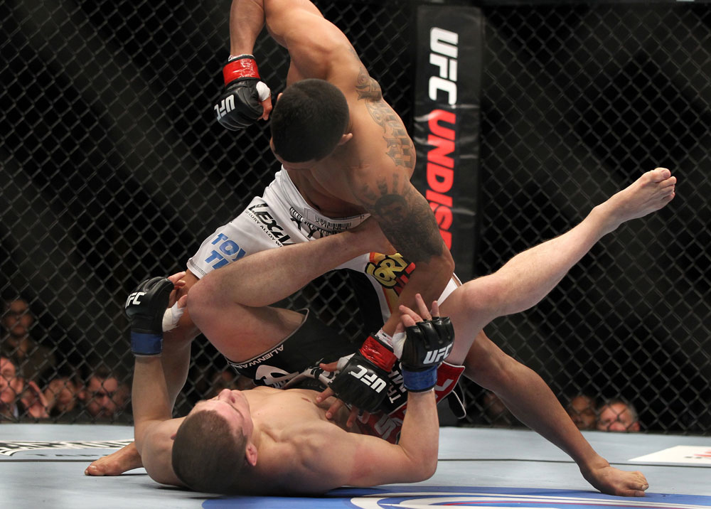 Pettis atropelou Lauzon na volta do UFC ao Japão. Foto: Josh Hedges/Zuffa LLC