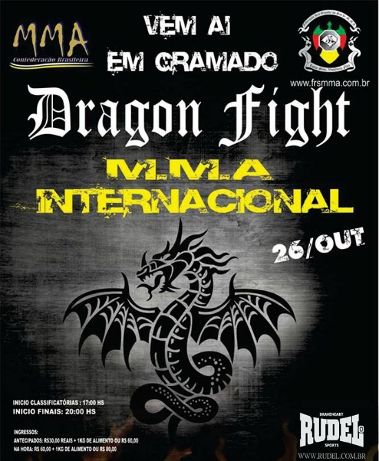 "Dragon Fight"/"Sulamericano de MMA" acabou em polêmica.