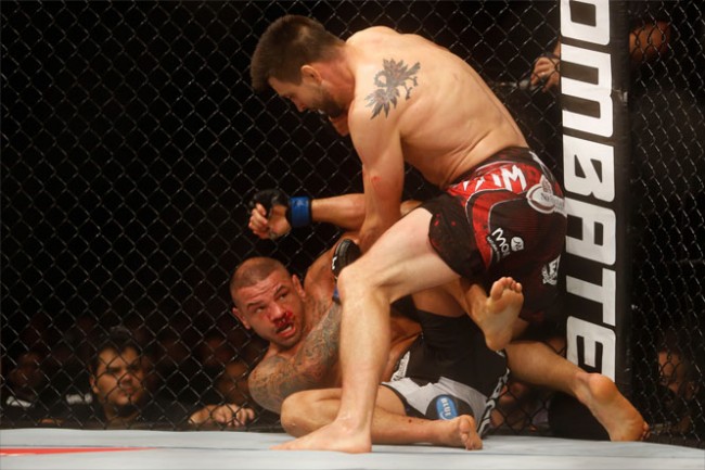 Condit derrotou Pitbull na luta principal do UFC em Goiânia. Foto: Inovafoto