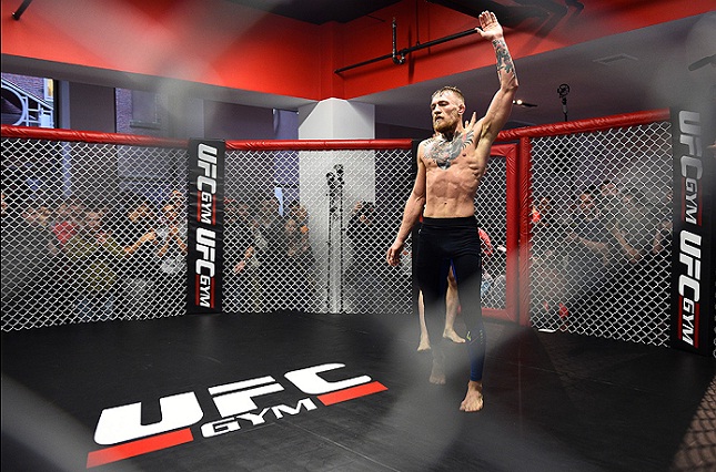 McGregor (foto) por enquanto é o único nome 100% garantido na luta principal do UFC 189. Foto: Josh Hedges/UFC