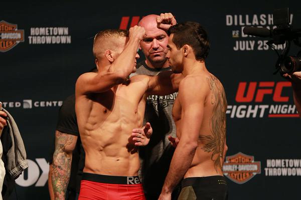 Dillashaw e Barão fazem revanche no UFC on FOX 16. Foto: Divulgação