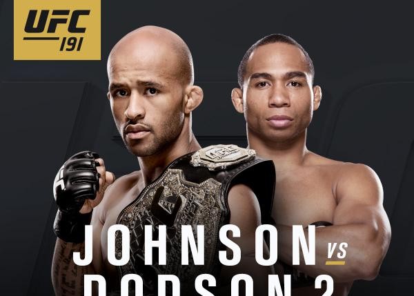 Johnson e Dodson fazem luta principal do UFC 191. Foto: Divulgação