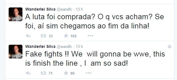 Wanderlei Silva Twitter
