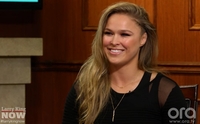 Ronda deu detalhes sobre sua vida pessoa em entrevista. Foto: Reprodução