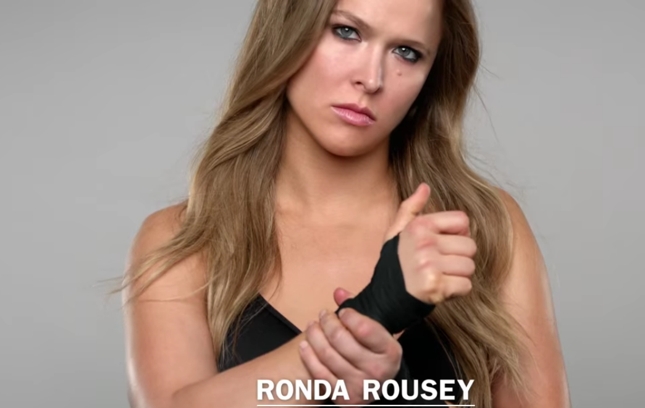 Ronda estrelou seu primeiro comercial do novo patrocinador. Foto: Reprodução