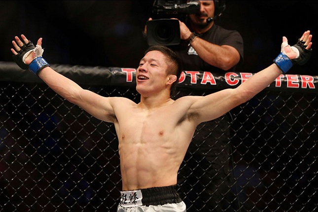Horiguchi (foto) se curou da "ressaca" da derrota pelo título. Foto: Josh Hedges/UFC