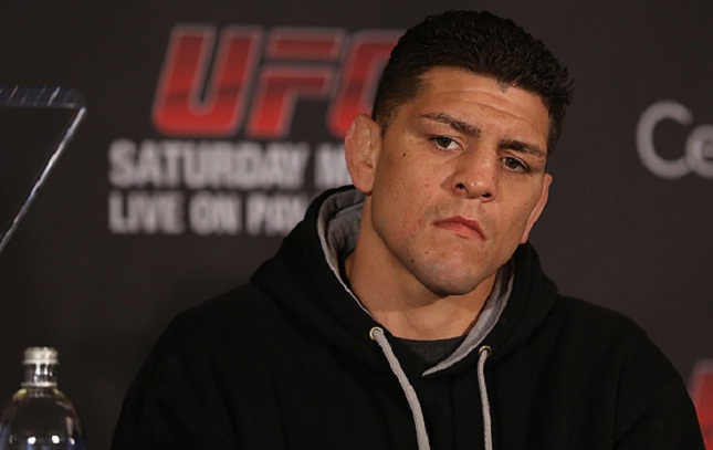 Diaz (foto) perdeu para St. Pierre em 2013. Foto: Josh Hedges/UFC