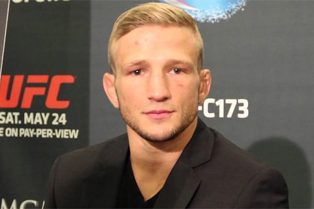 TJ (foto) disse que adoraria enfrentar McGregor. Foto: Josh Hedges/UFC