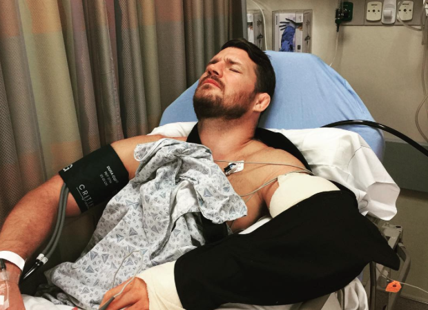 Bisping passou por cirurgia no cotovelo. Foto: Reprodução/Instagram