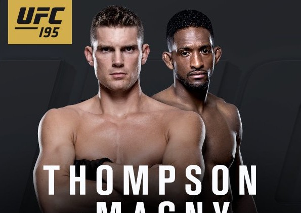 Luta entre Thompson e Magny foi confirmada para janeiro. Foto: Divulgação/UFC